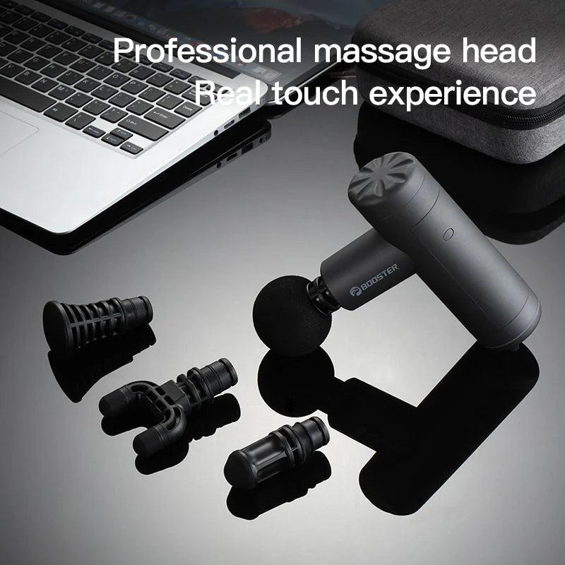 Booster Mini X Pistola de Massagem de Percussão Massageador de Costas e Pescoço Vibradores Elétricos Portátil Fitness Mini Máquina de Massagem Corporal
