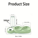 Alimentador Automático 3 em 1: Comedouro e Bebedouro Duplo para Cães e Gatos