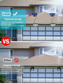 Luz Solar Externa à Prova d'Água com 106 LEDs, Sensor de Movimento, Controle Remoto e 4 Modos para Pátio, Garagem, Quintal e porta de casa.